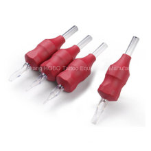 Wholesale 25mm Red Disposable Tattoo Tubes with Clear Tips